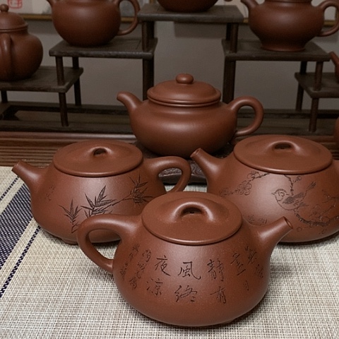 紫砂盖碗森*俊凯紫砂专注