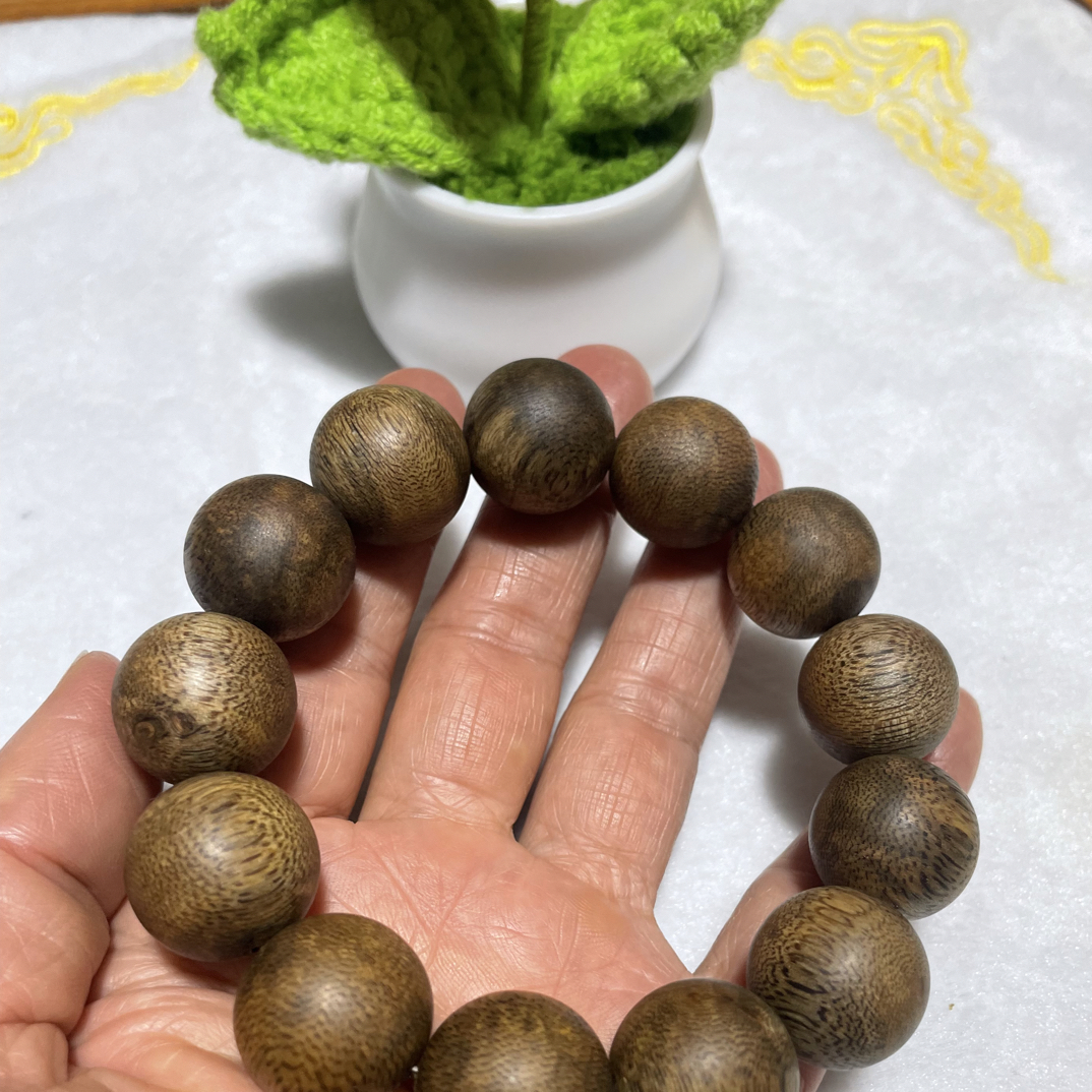 沉香沉香手串18mm25克高油高密