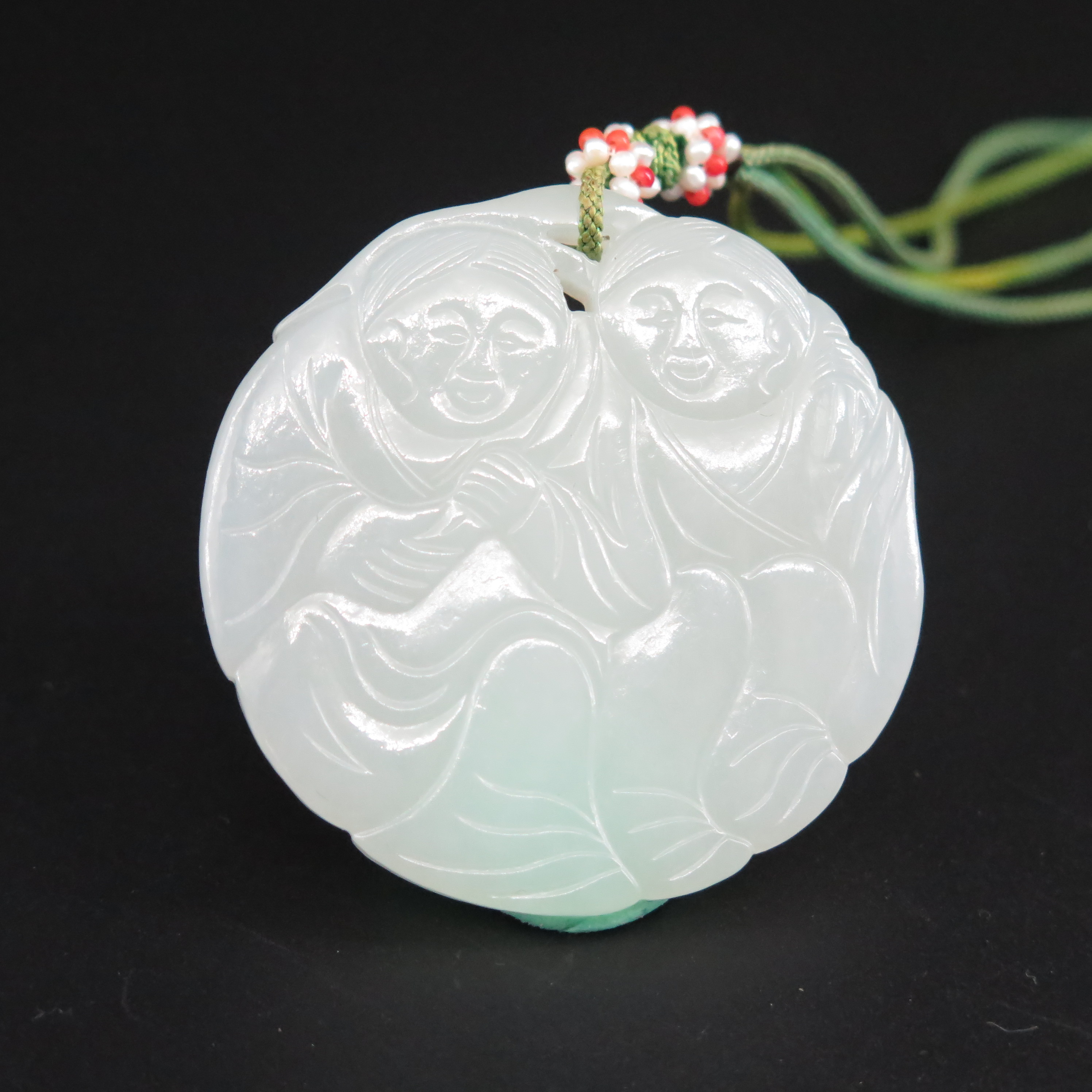 清代玉合和二仙配饰/HY562723/和田玉/槐荫山房