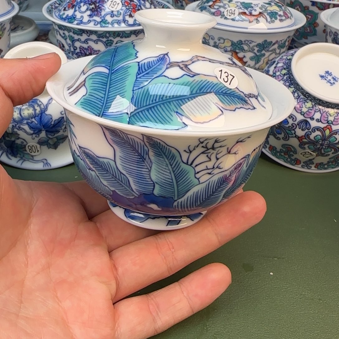 彦祖纯手工手绘茶具137