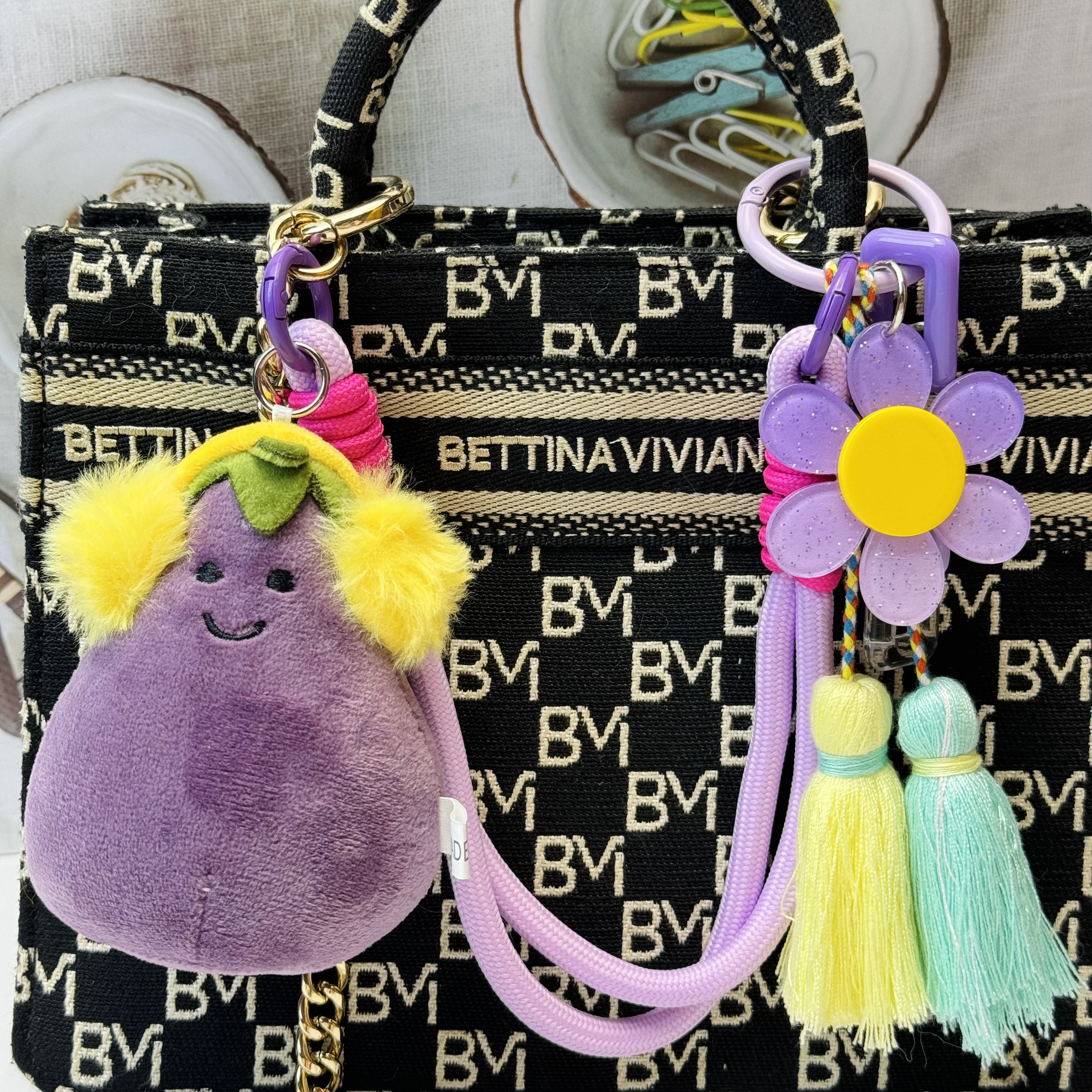 多巴胺配色包挂件手机挂件手工DIY