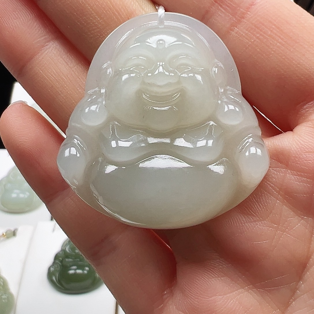 和田玉未镶嵌颈饰40