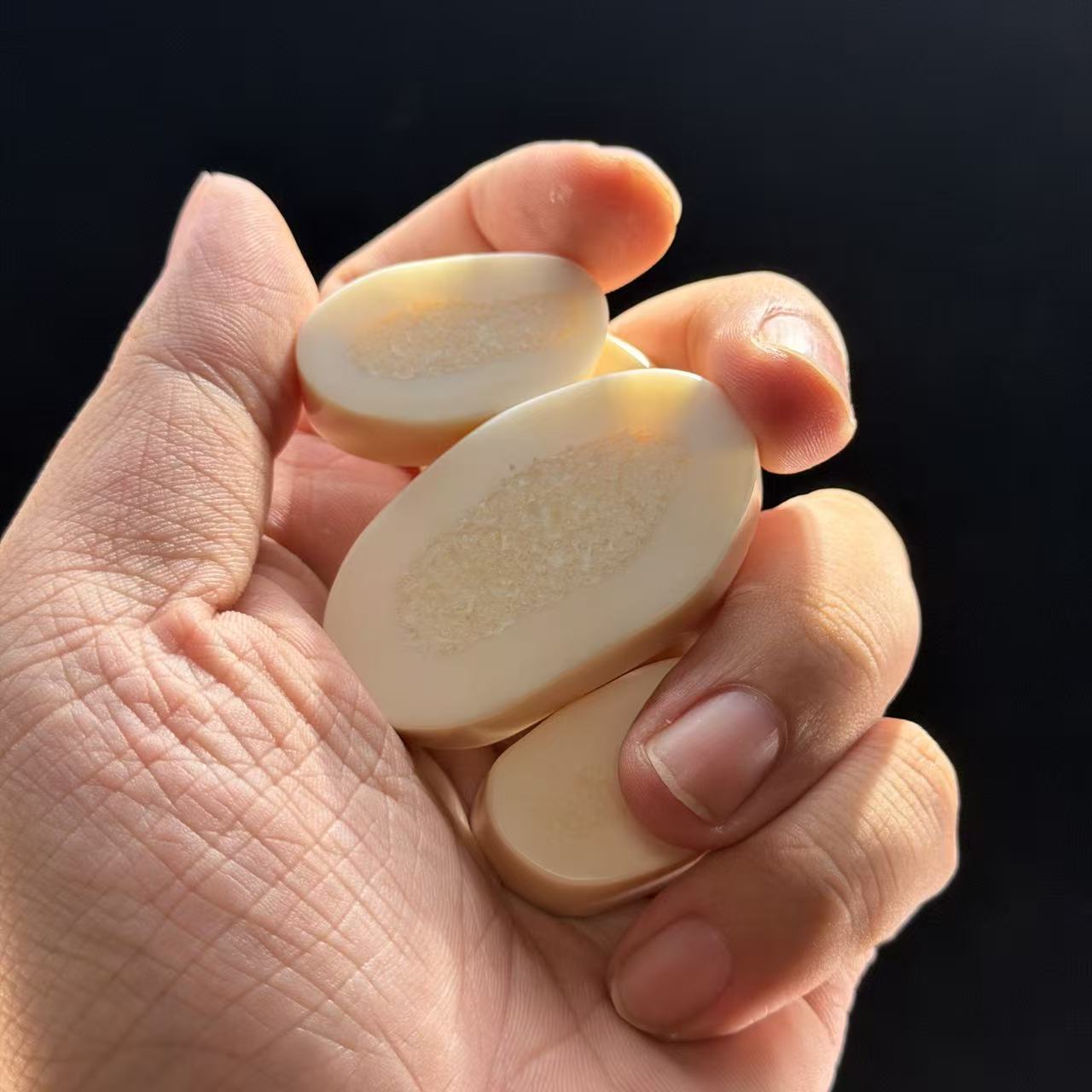 【虬败角虬】无皮小饼挂件-皮裂（默认不打孔，打孔联系客服）