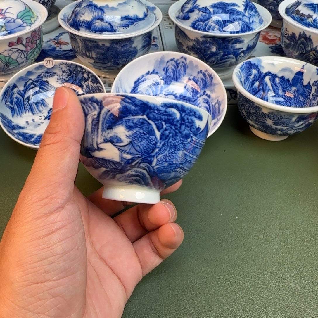 陶纯手工纯手绘茶具278