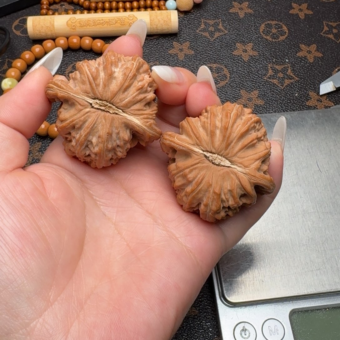 把件文玩核桃46白G199