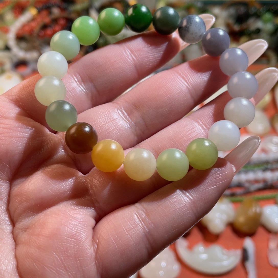 和田玉手链未镶嵌