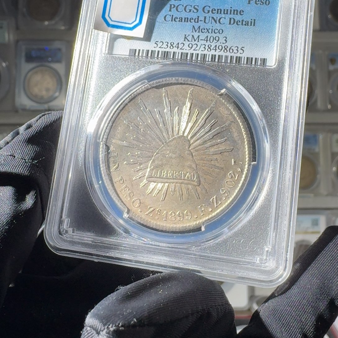 一***人大叶紫檀（黑酸枝木类）鹰洋一个 小师妹MM