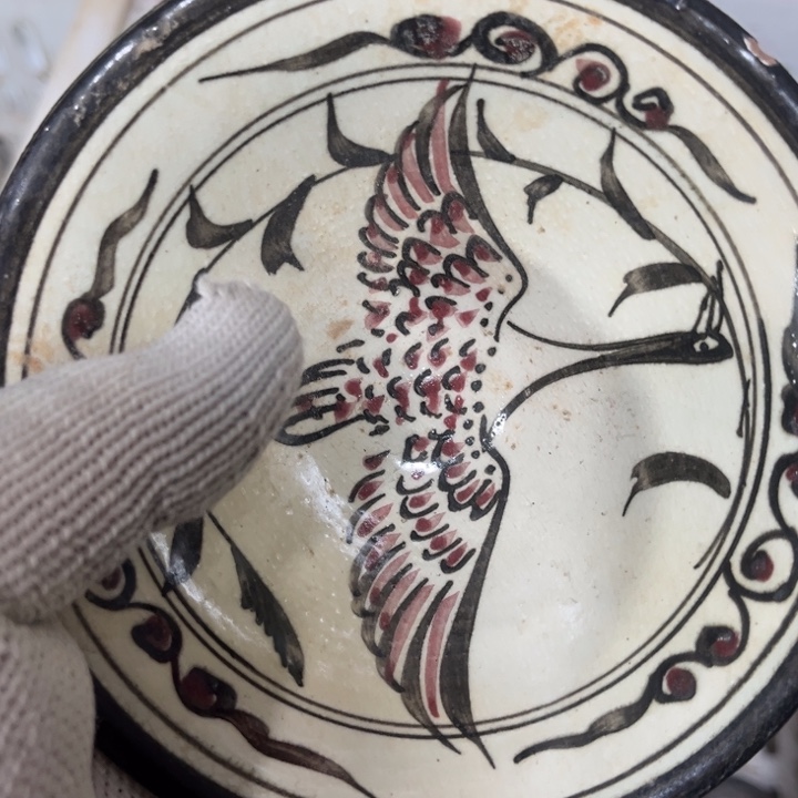 @***博有机玻璃茶碗茶碗