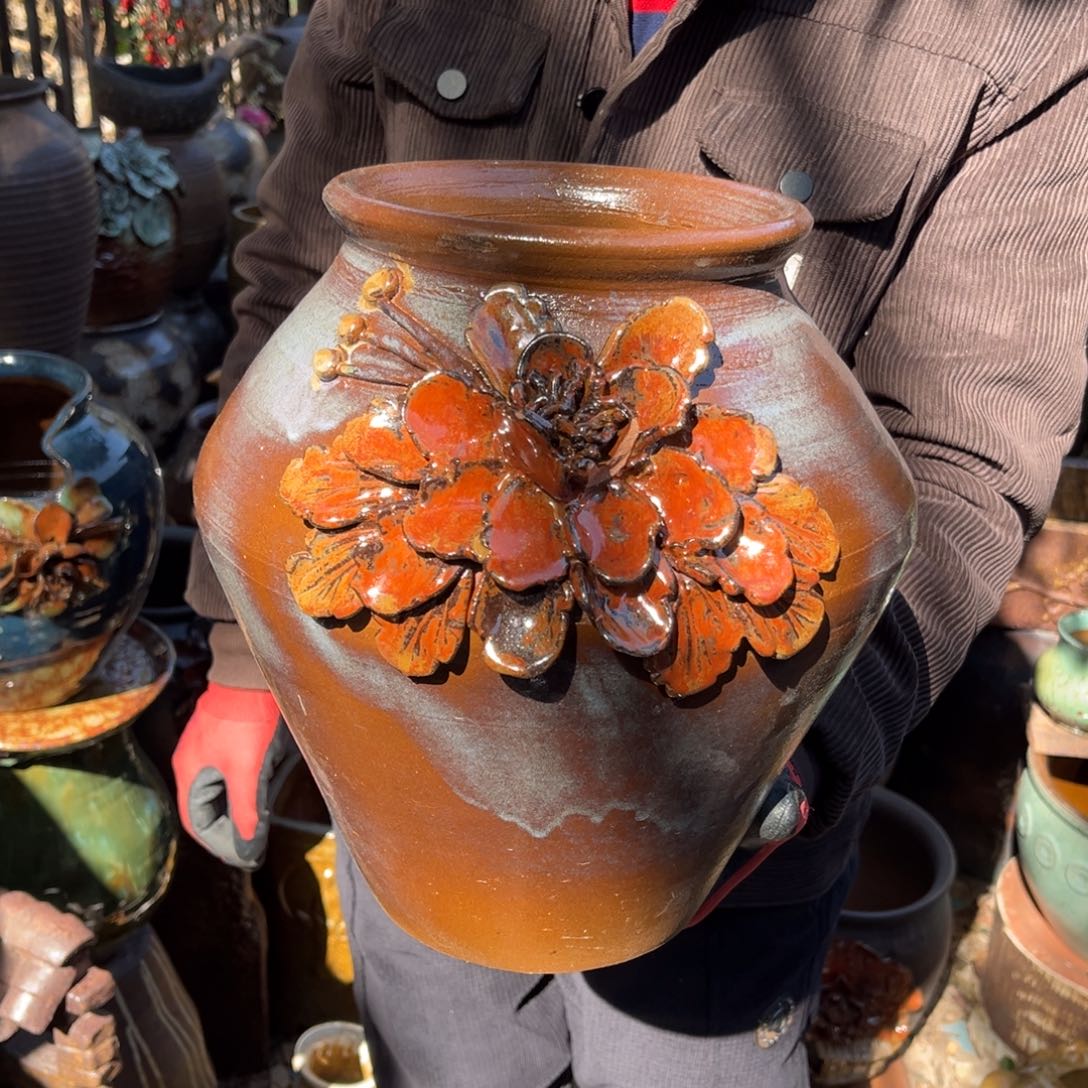 红陶高28口17有孔