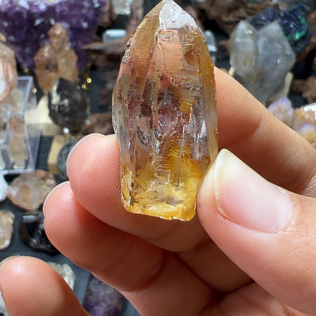 石材尼泊尔黄晶喜马