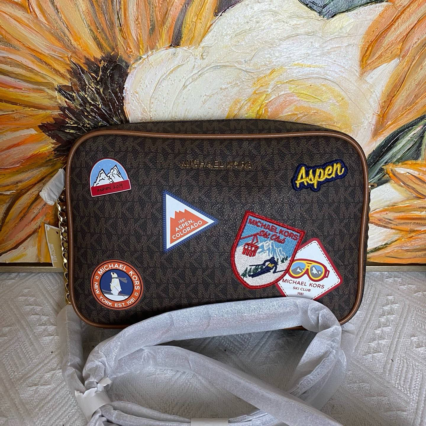 95新 MICHAEL KORS/迈克高仕 16993 斜挎包