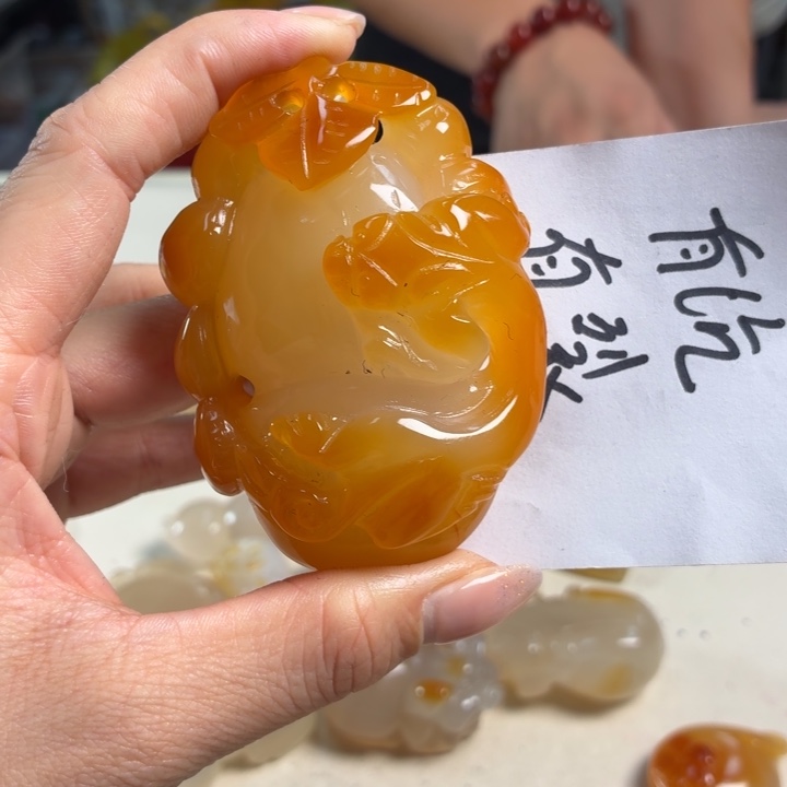 玛瑙/玉髓未镶嵌吊坠(不含链)