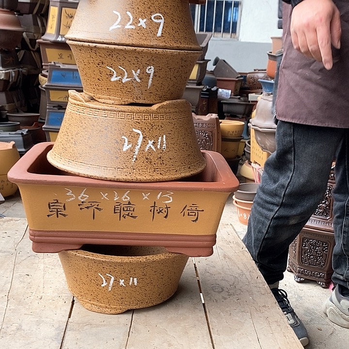 紫砂花盆紫砂陶艺