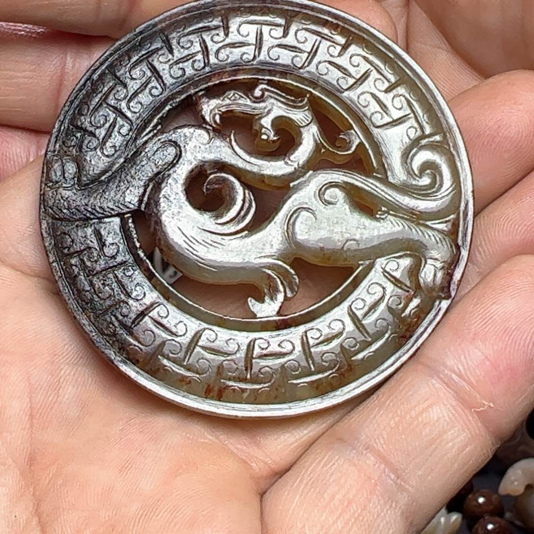 和田玉挂件未镶嵌竺*有