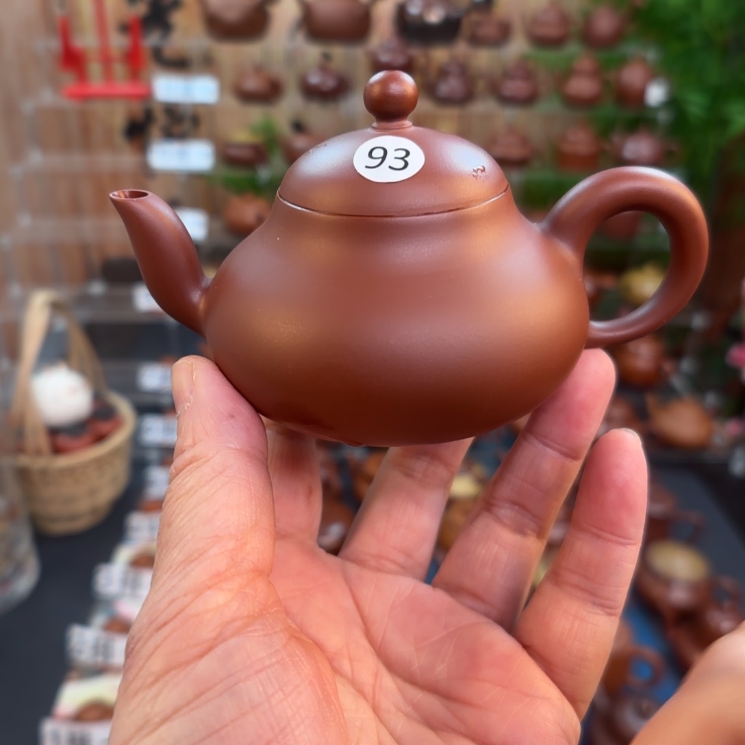 朱泥茶壶朱泥茶壶微瑕120c
