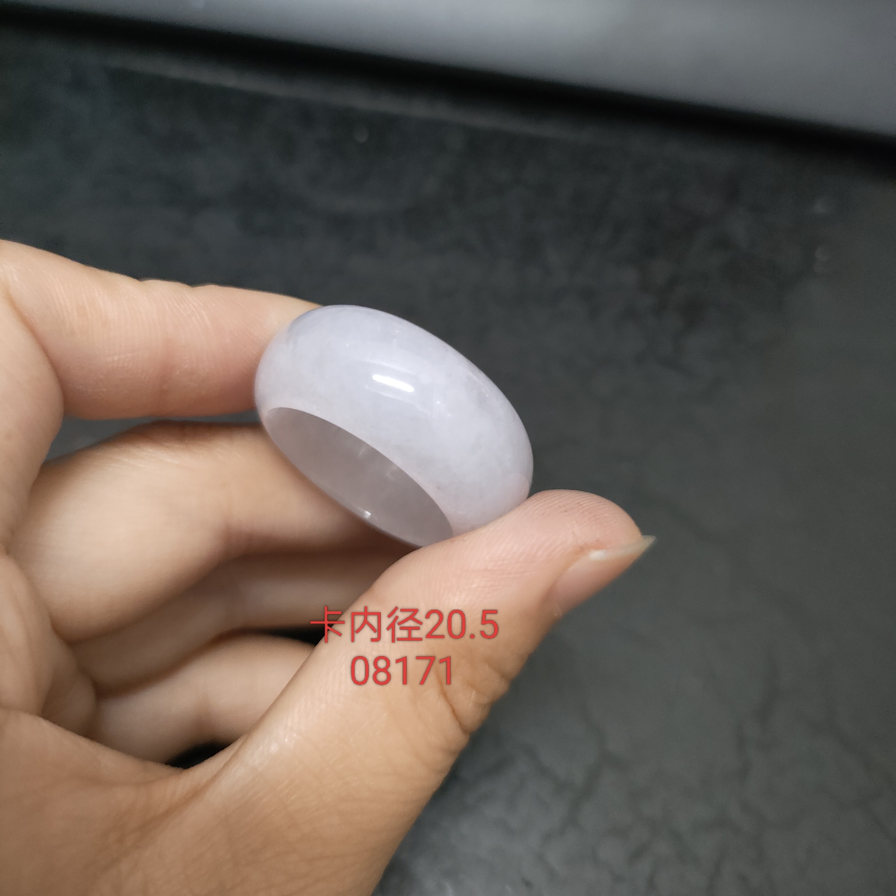 宽版轮胎戒圈天然缅甸翡翠A货