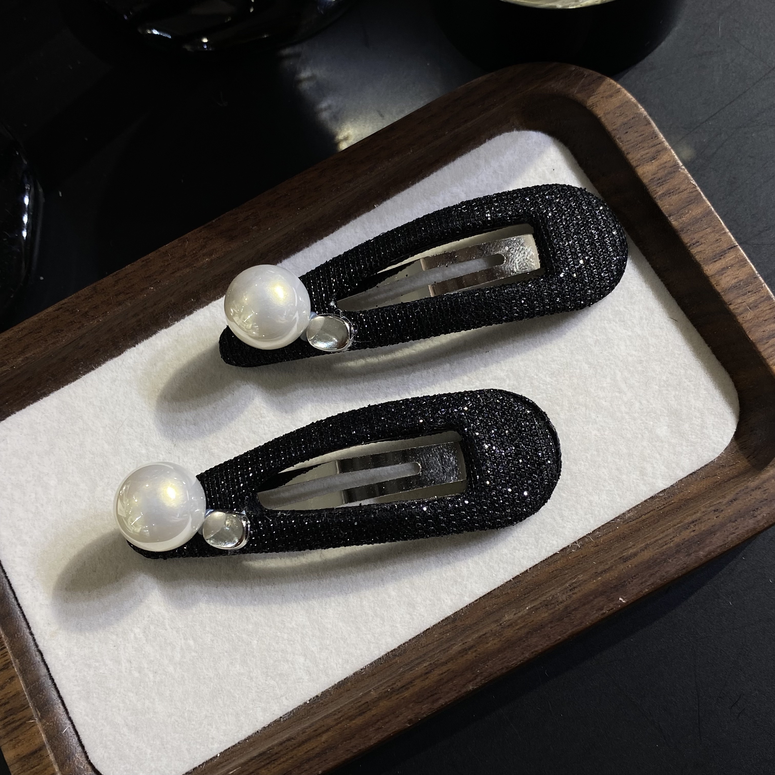 单珠亮片对夹6558