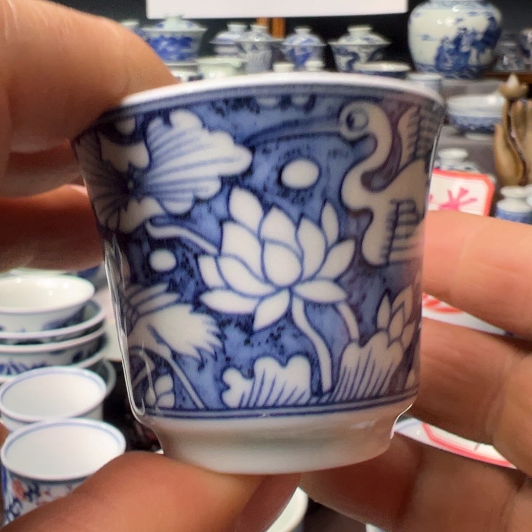 摆件景德镇青花瓷器