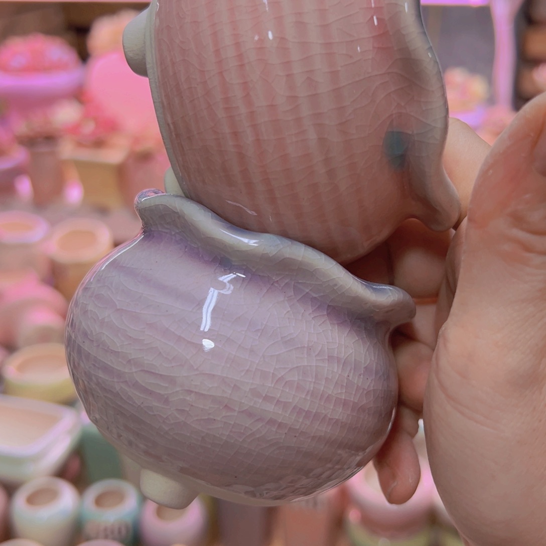 陶瓷花盆当场满12包邮