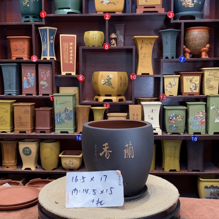 朱泥花盆紫砂花盆