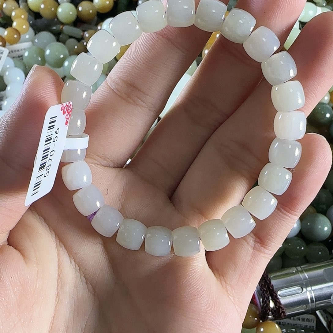 和田玉手链未镶嵌27