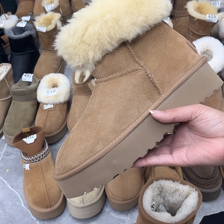 栗色厚底平口39-1