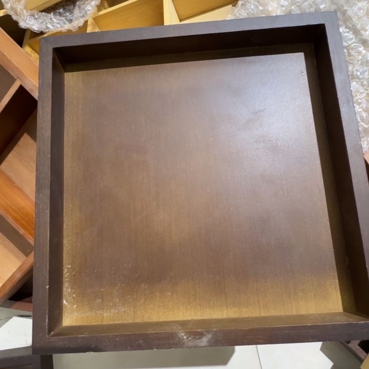 竹木正方形托盘微瑕拍下，不退不换