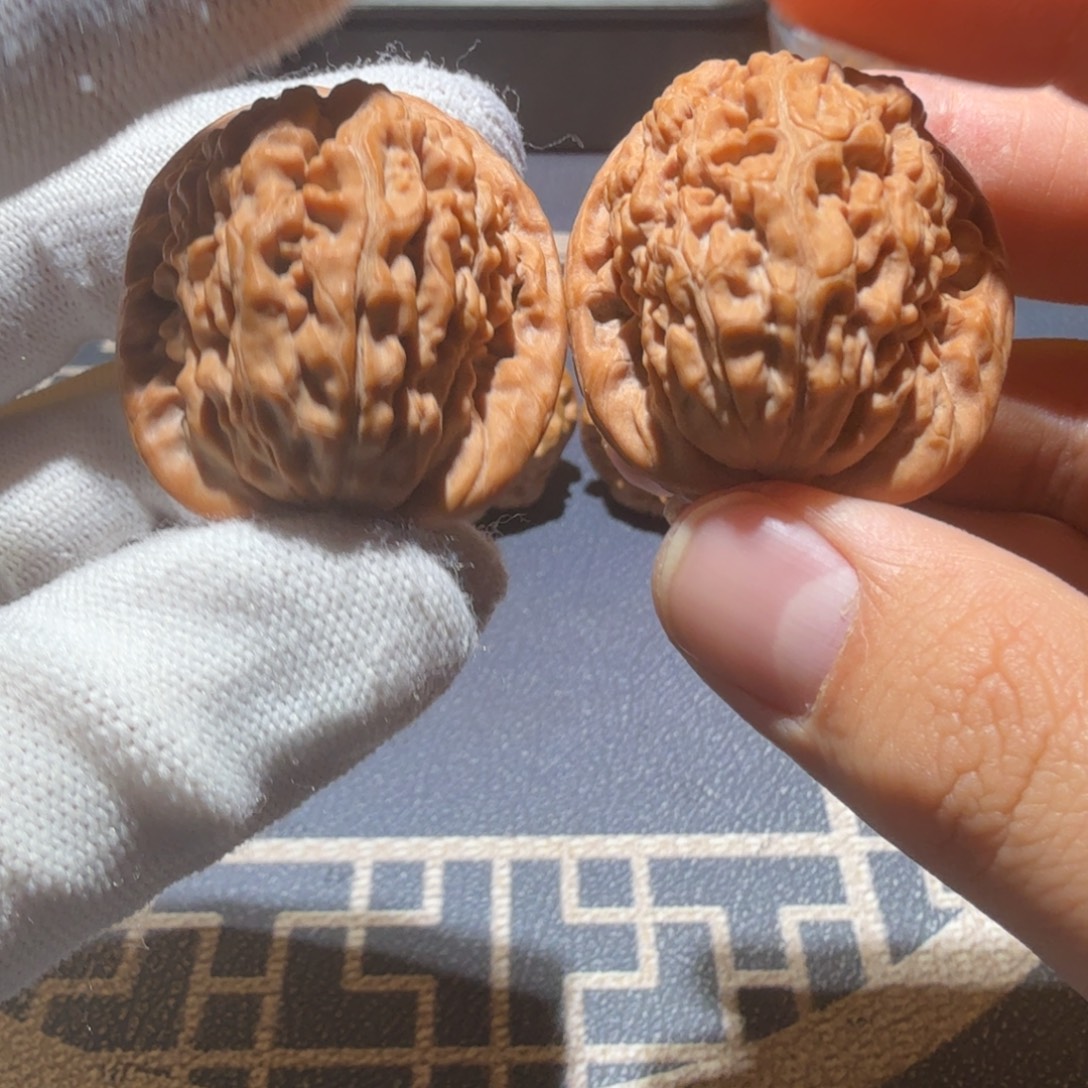 吊坠文玩核桃莲花