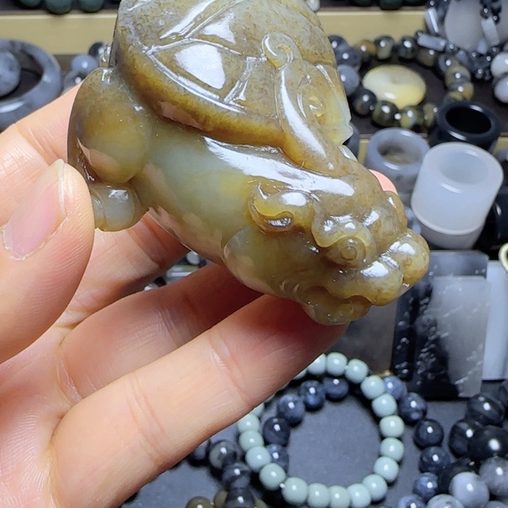 阿***益把件原石饰品路路通