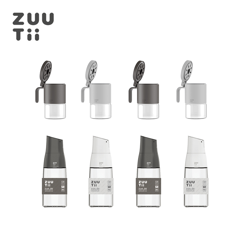 ZUUTii重力开盖玻璃油壶双重防潮调料瓶
