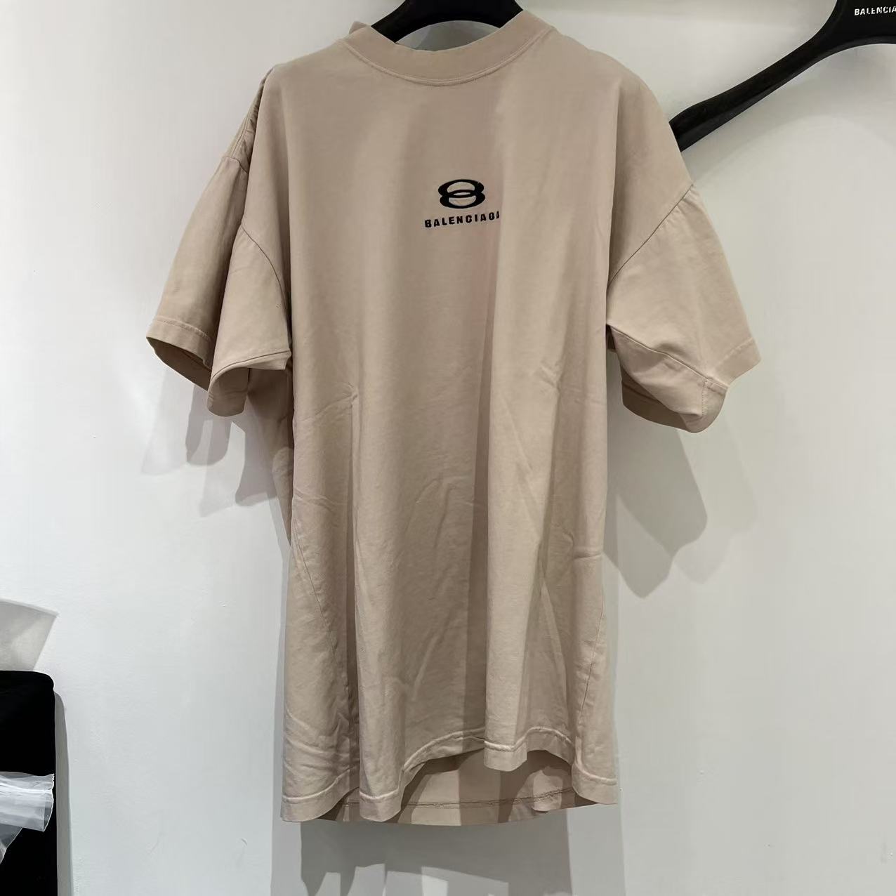 全新未使用 Balenciaga/巴黎世家 /七七/短袖体恤