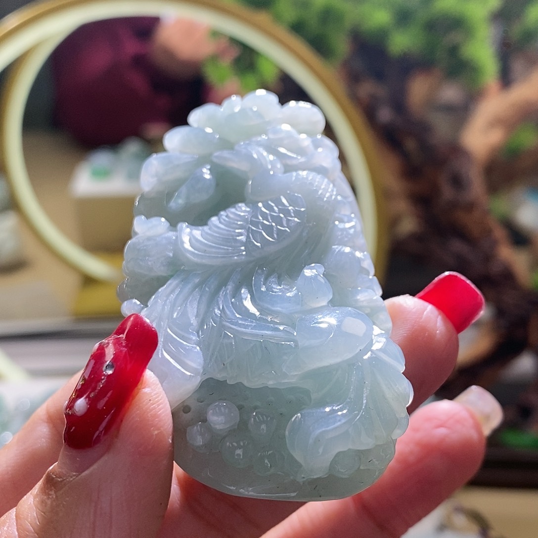 【闪购商品】翡翠颈饰未镶嵌凤凰