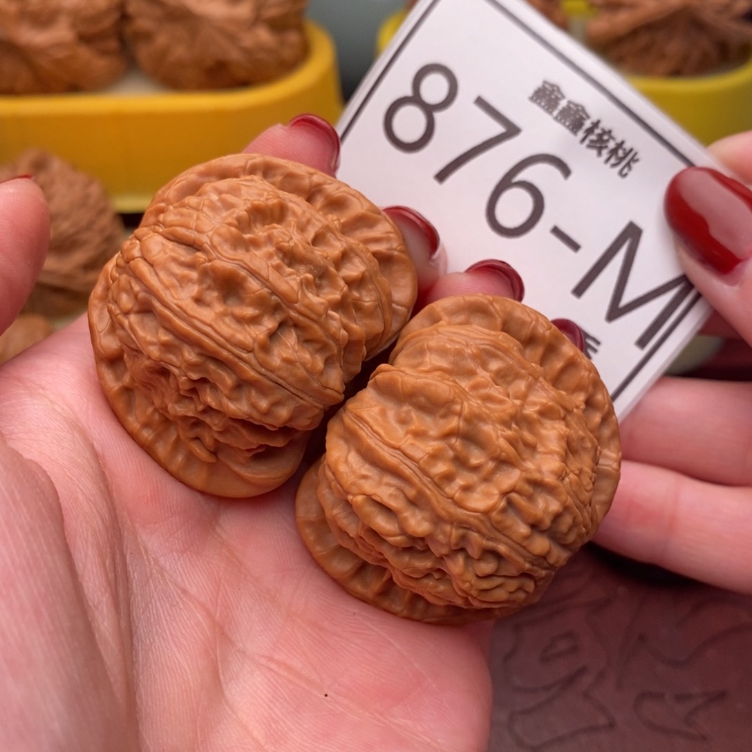 文玩核桃把件白狮41