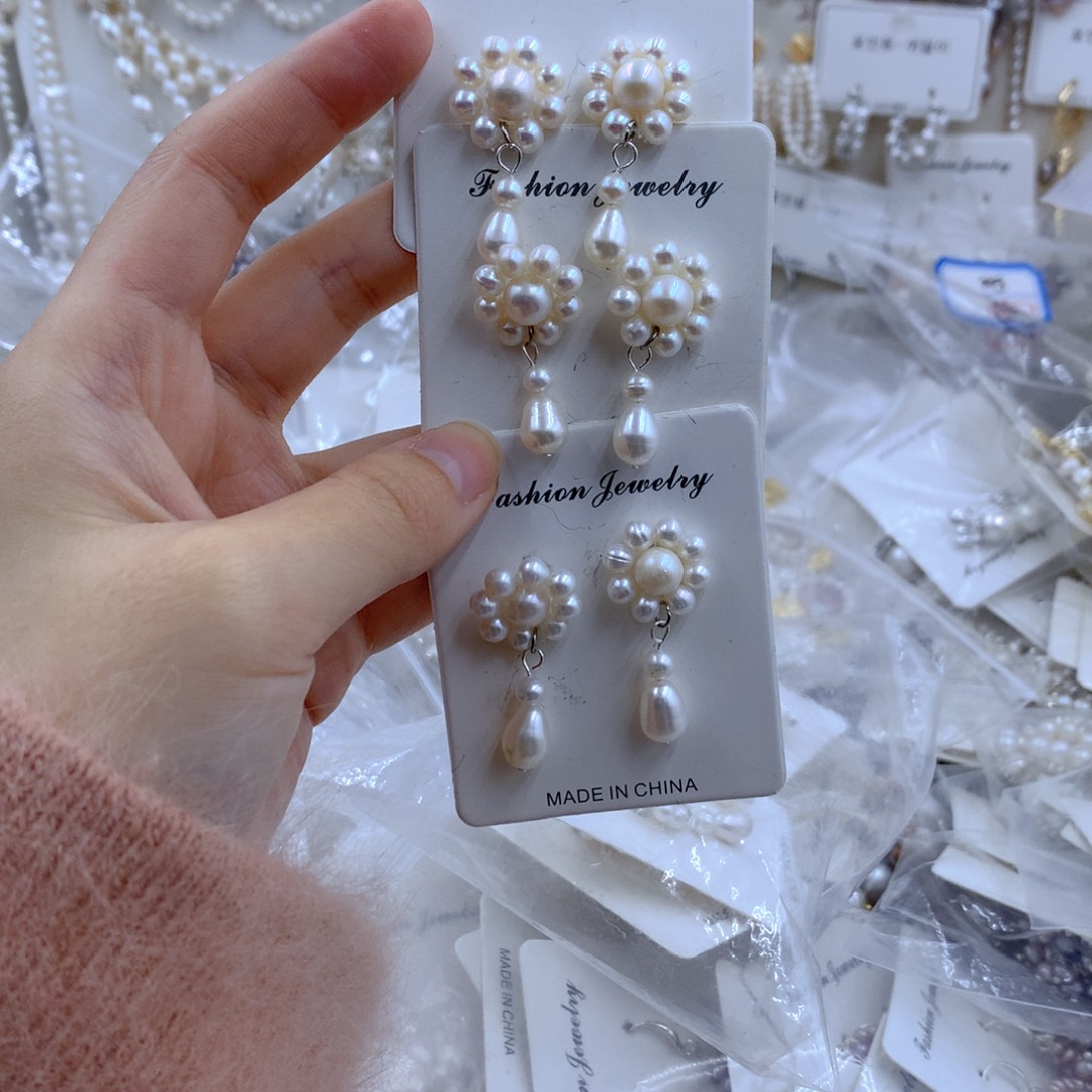 颈饰合金淡水珍珠