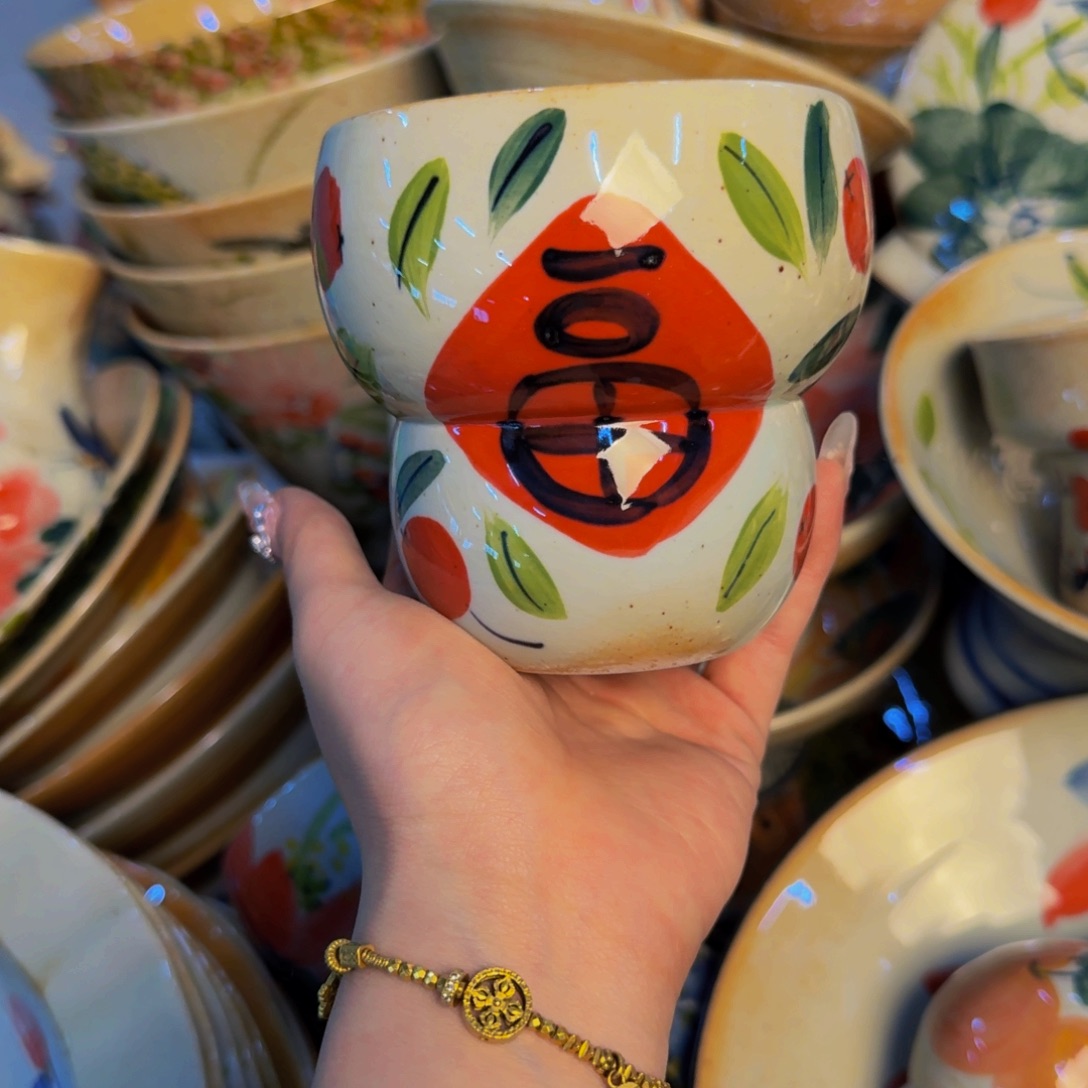 瓷片景德镇陶瓷手工手绘