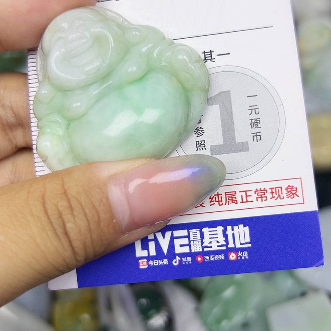 翡翠未镶嵌吊坠(不含链)1111