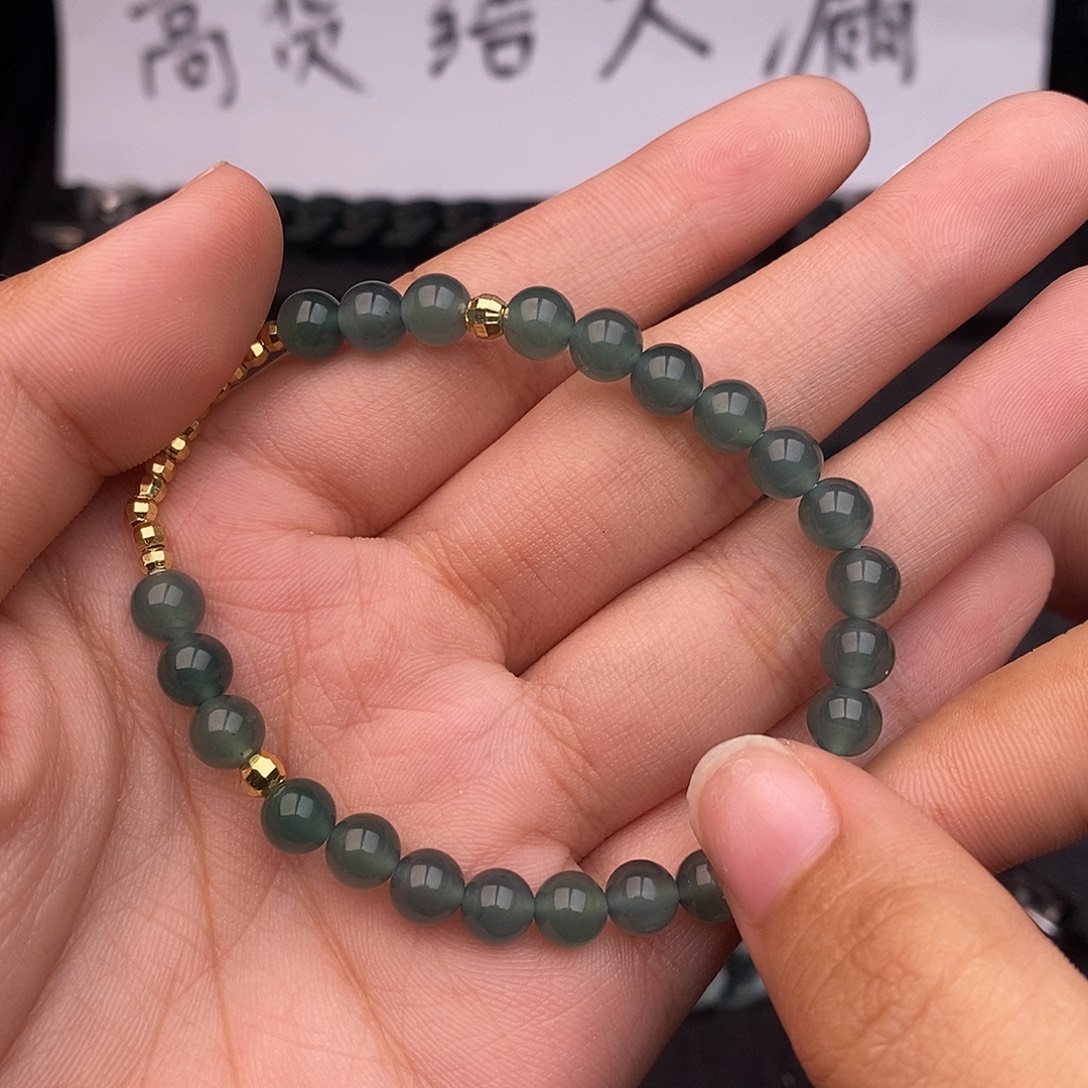 翡翠未镶嵌手链翡翠