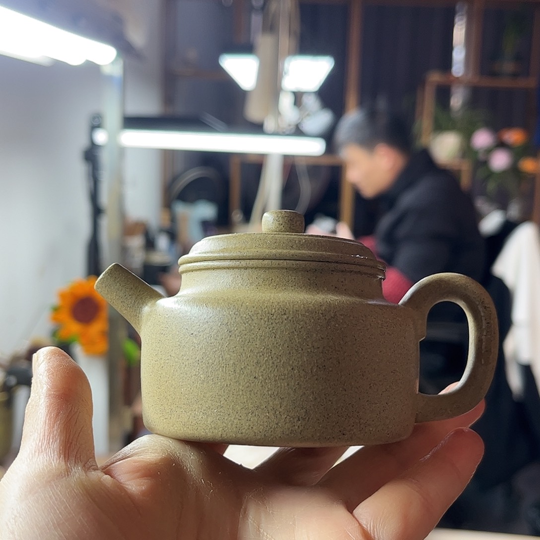 肥***贤茶壶紫砂半手工德中芝麻段