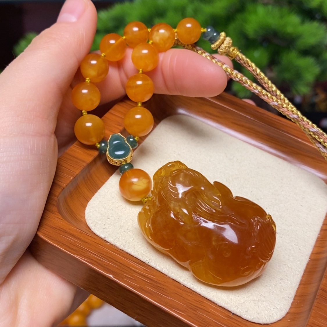 【闪购商品】蜜蜡颈饰未镶嵌项链