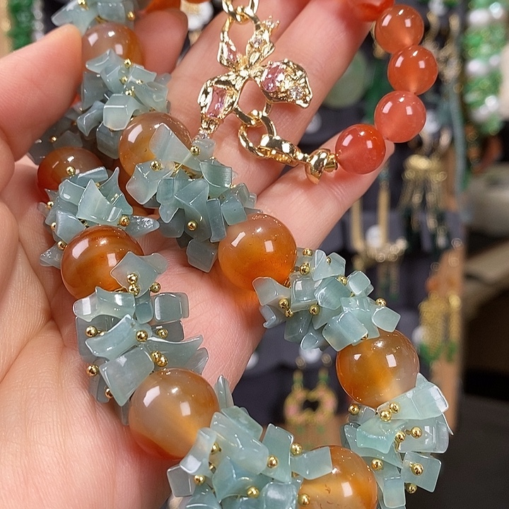 翡翠未镶嵌耳饰翡翠