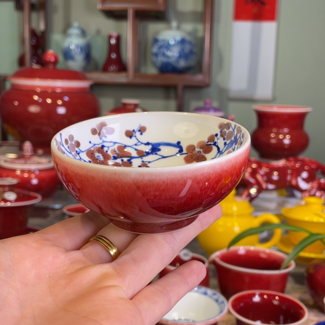 清欢雅玩原矿郎红福利杯