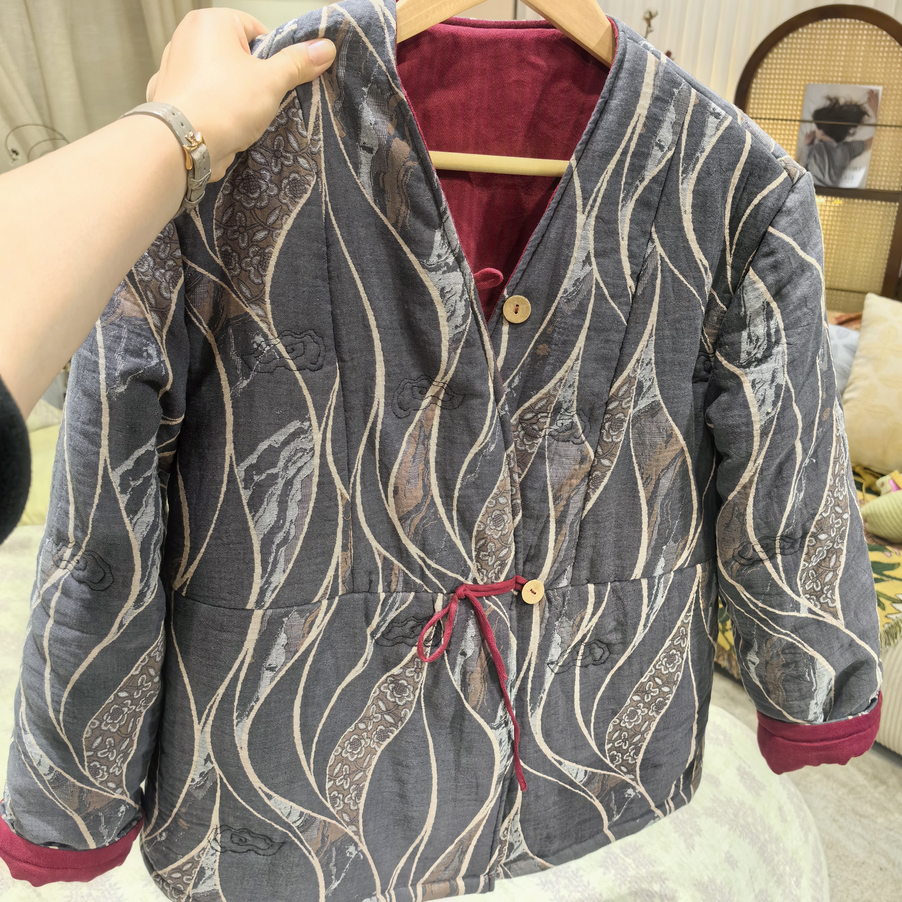 【超级红】新中式祥云纹国风睡衣套装 床品套件