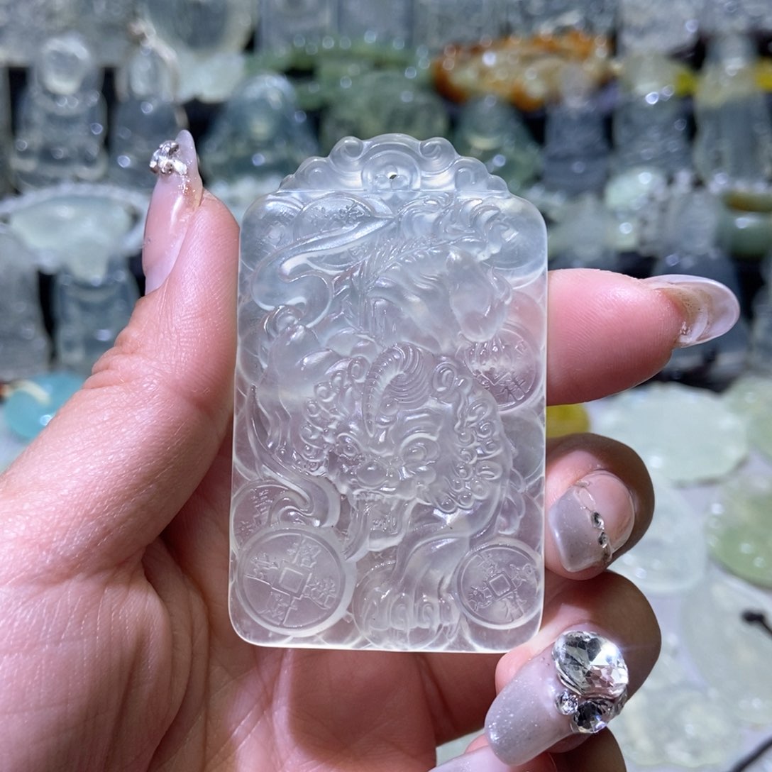 岫玉吊坠未镶嵌吊坠