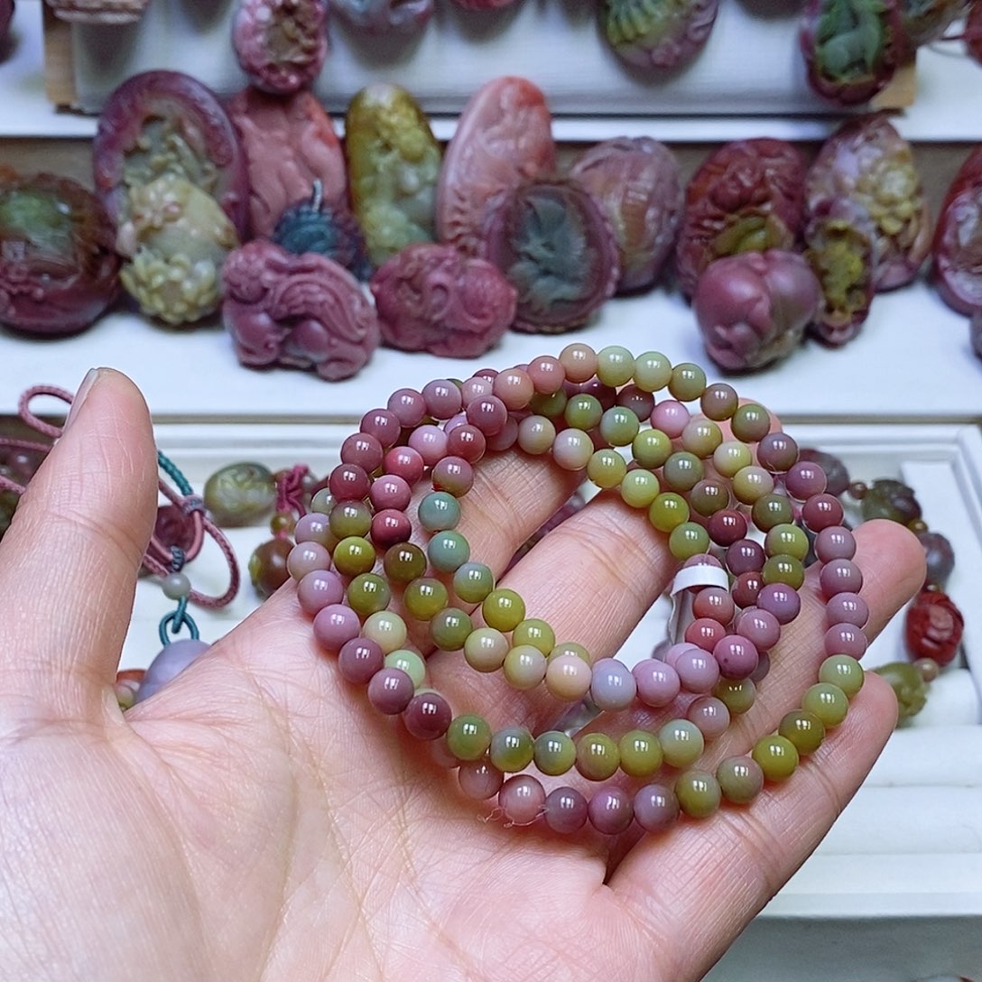 玛瑙/玉髓盐源玛瑙佛珠未镶嵌