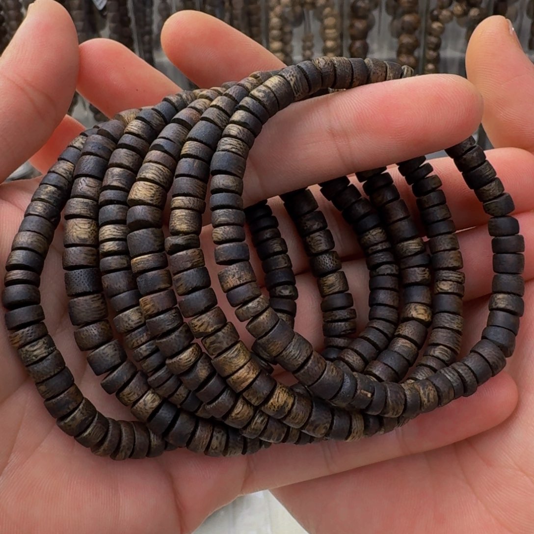 手串沉香棋楠沉香乌身九九沉卡6保3+克手串多样性发一