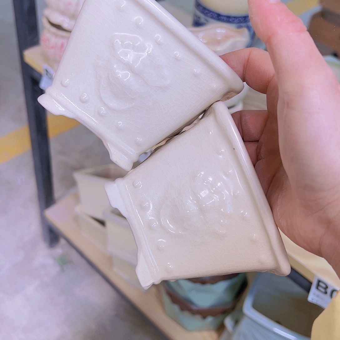 红陶陶瓷花盆满12包邮