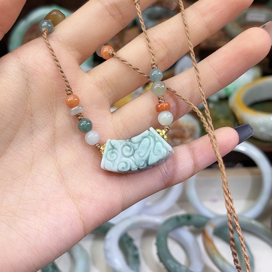 翡翠未镶嵌手链手链