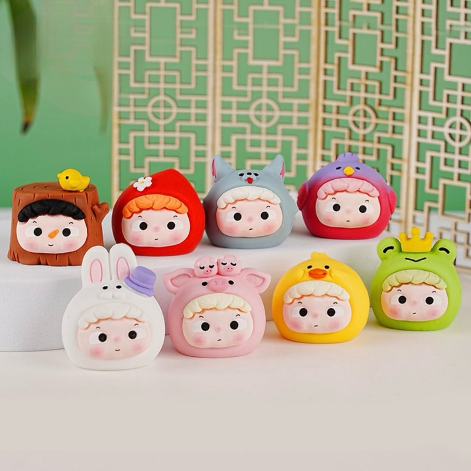 【九宫格对对碰】童话故事公仔家居小摆件