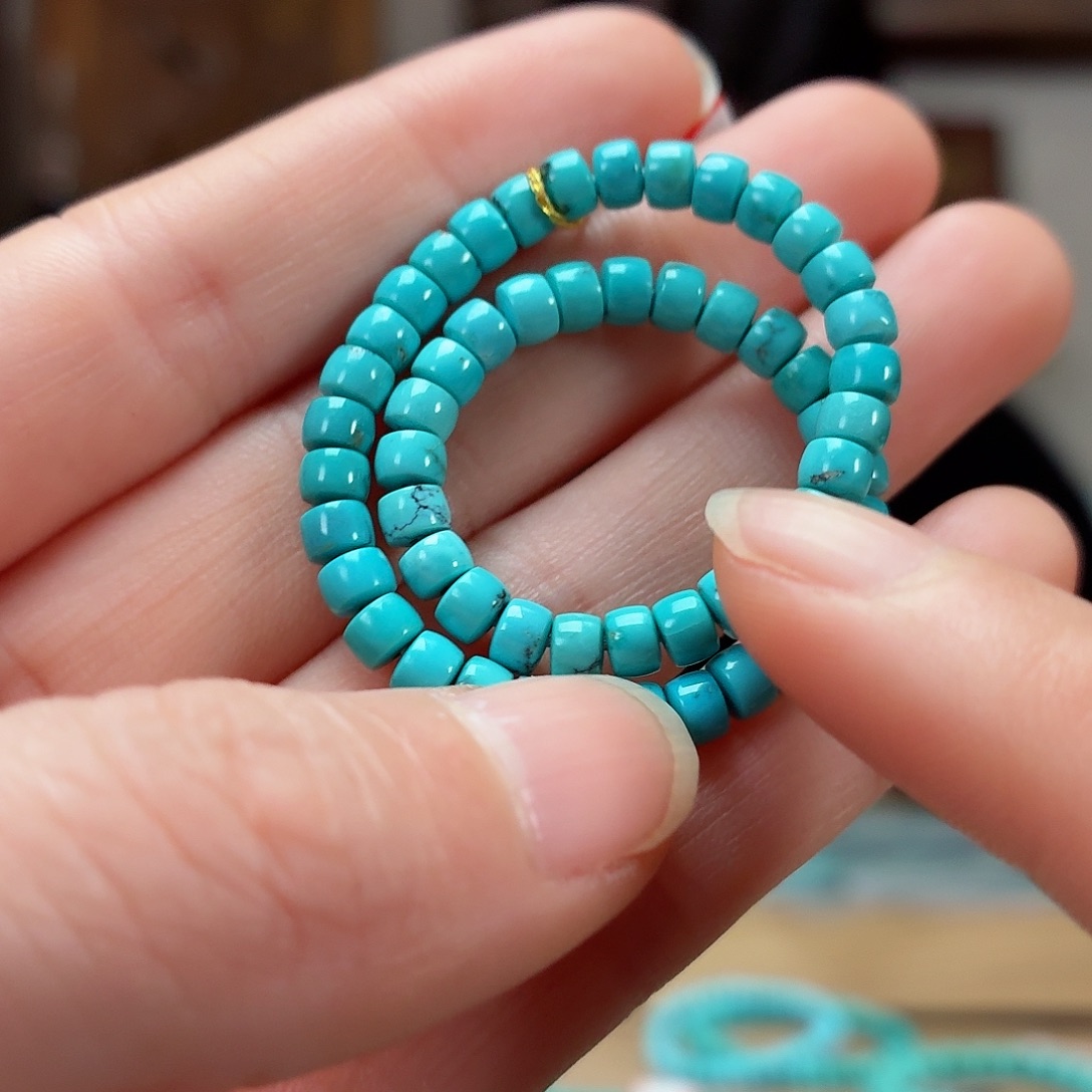 未镶嵌绿松石珠宝奇石