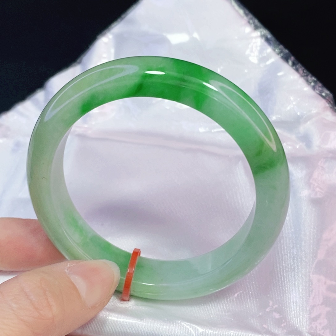 未镶嵌手镯翡翠54.5正圈